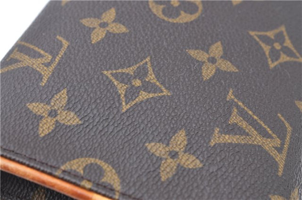 Authentic Louis Vuitton Monogram Pochette Twin GM Shoulder Bag M51852 LV J0163