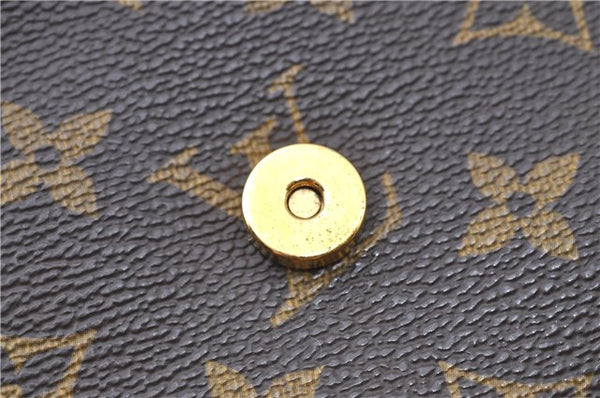 Authentic Louis Vuitton Monogram Pochette Twin GM Shoulder Bag M51852 LV J0163