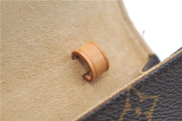 Authentic Louis Vuitton Monogram Pochette Twin GM Shoulder Bag M51852 LV J0163