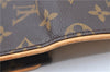 Authentic Louis Vuitton Monogram Pochette Twin GM Shoulder Bag M51852 LV J0163