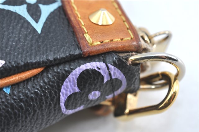 Louis Vuitton Monogram Multicolor Pochette Accessoires Pouch M92648 Black J0164