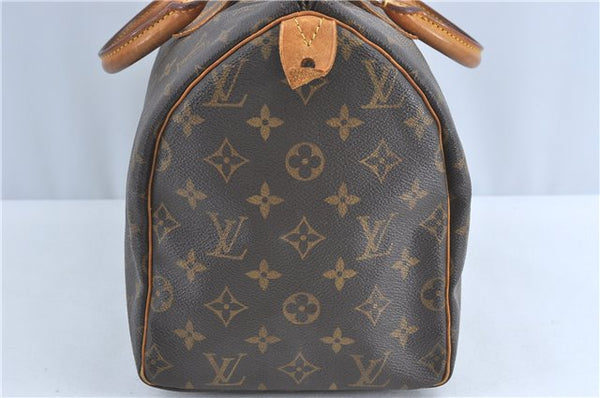 Authentic Louis Vuitton Monogram Speedy 30 Hand Boston Bag M41526 LV J0165