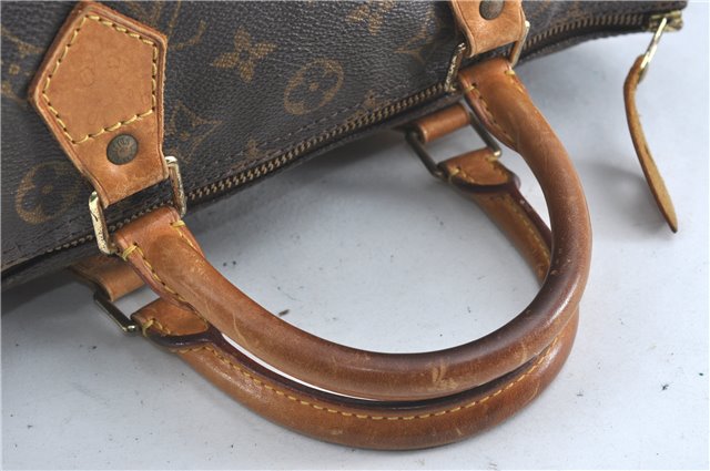 Authentic Louis Vuitton Monogram Speedy 30 Hand Boston Bag M41526 LV J0165