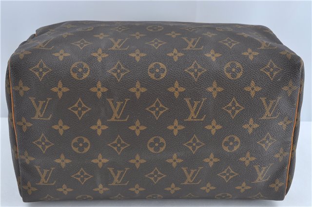 Authentic Louis Vuitton Monogram Speedy 30 Hand Boston Bag M41526 LV J0165