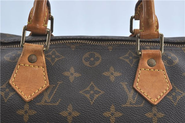 Authentic Louis Vuitton Monogram Speedy 30 Hand Boston Bag M41526 LV J0165