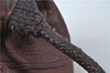 Authentic FENDI Spy Bag Shoulder Hand Bag Leather Brown J0170