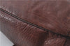 Authentic FENDI Spy Bag Shoulder Hand Bag Leather Brown J0170