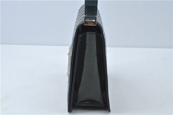 Authentic Louis Vuitton Damier Vernis Cabaret Shoulder Bag Green M92125 LV J0185