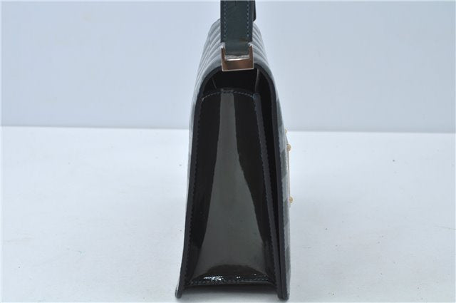 Authentic Louis Vuitton Damier Vernis Cabaret Shoulder Bag Green M92125 LV J0185