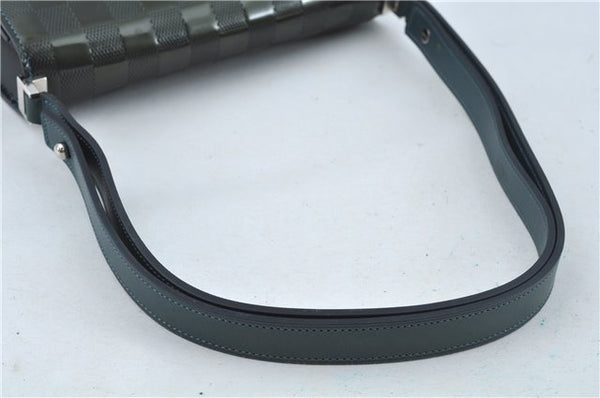 Authentic Louis Vuitton Damier Vernis Cabaret Shoulder Bag Green M92125 LV J0185