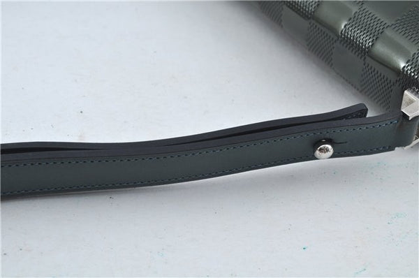 Authentic Louis Vuitton Damier Vernis Cabaret Shoulder Bag Green M92125 LV J0185