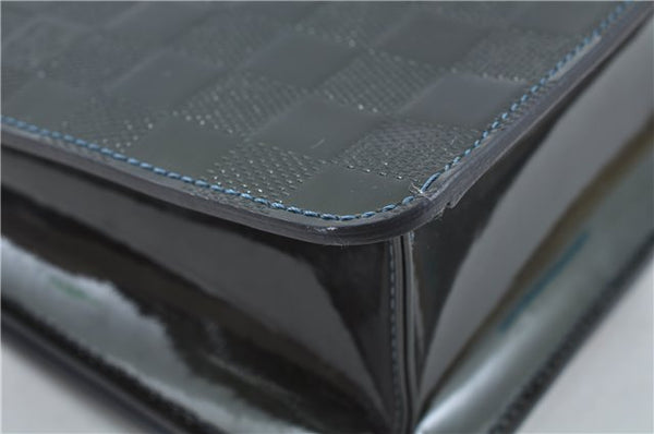 Authentic Louis Vuitton Damier Vernis Cabaret Shoulder Bag Green M92125 LV J0185