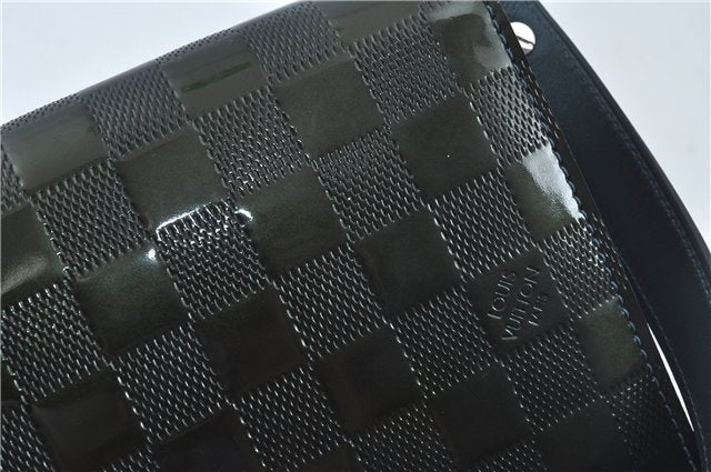 Authentic Louis Vuitton Damier Vernis Cabaret Shoulder Bag Green M92125 LV J0185