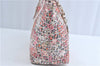 Authentic FENDI Zucchino Flower Shoulder Tote Bag Canvas Multicolor Pink J0186