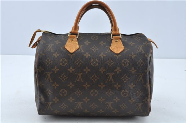 Authentic Louis Vuitton Monogram Speedy 30 Hand Bag M41526 LV J0192