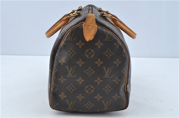 Authentic Louis Vuitton Monogram Speedy 30 Hand Bag M41526 LV J0192