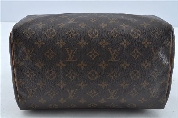 Authentic Louis Vuitton Monogram Speedy 30 Hand Bag M41526 LV J0192