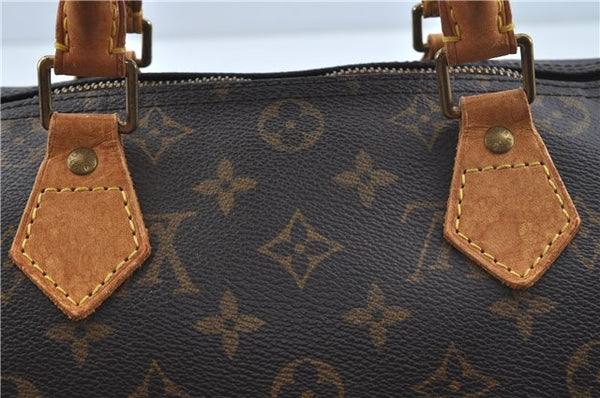 Authentic Louis Vuitton Monogram Speedy 30 Hand Bag M41526 LV J0192