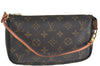 Authentic Louis Vuitton Monogram Pochette Accessoires Pouch M51980 LV J0204