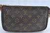 Authentic Louis Vuitton Monogram Pochette Accessoires Pouch M51980 LV J0204
