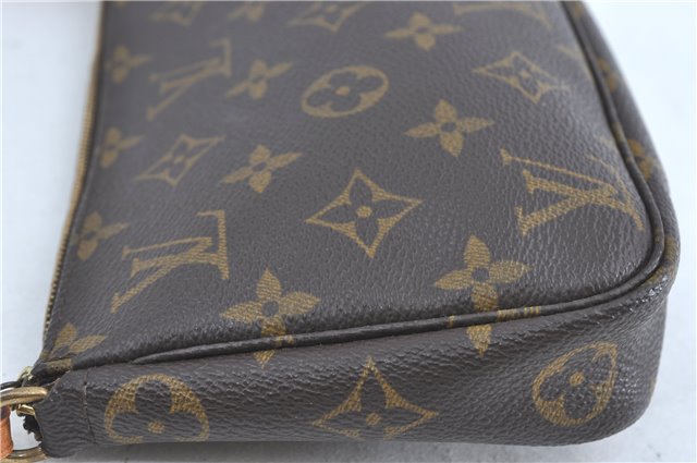 Authentic Louis Vuitton Monogram Pochette Accessoires Pouch M51980 LV J0204
