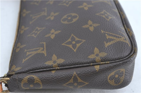 Authentic Louis Vuitton Monogram Pochette Accessoires Pouch M51980 LV J0204