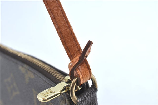 Authentic Louis Vuitton Monogram Pochette Accessoires Pouch M51980 LV J0204