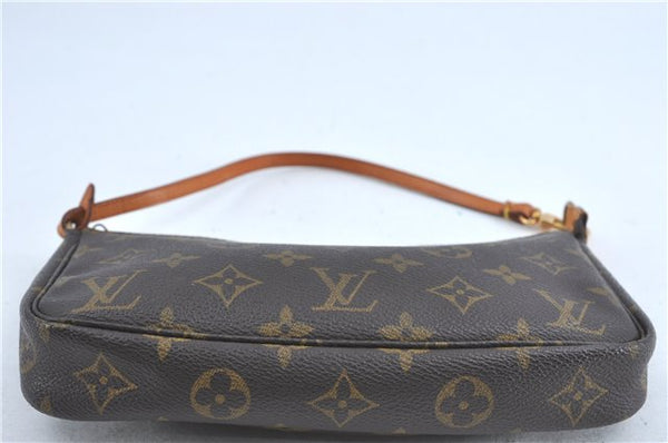 Authentic Louis Vuitton Monogram Pochette Accessoires Pouch M51980 LV J0204