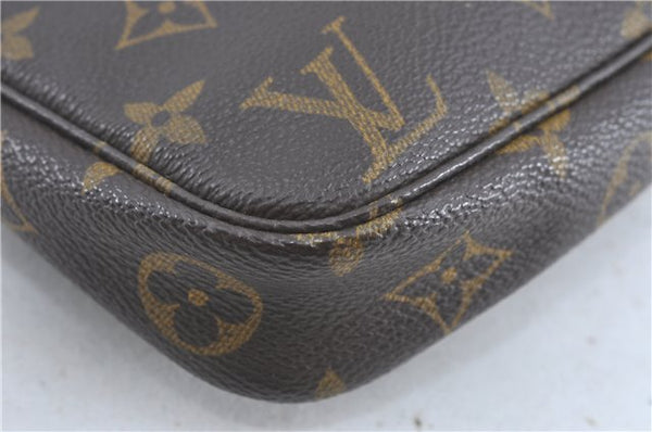 Authentic Louis Vuitton Monogram Pochette Accessoires Pouch M51980 LV J0204