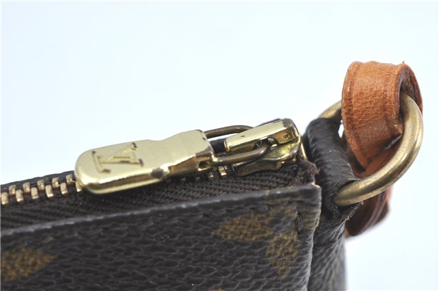 Authentic Louis Vuitton Monogram Pochette Accessoires Pouch M51980 LV J0204