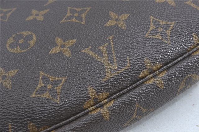 Authentic Louis Vuitton Monogram Pochette Accessoires Pouch M51980 LV J0204