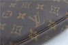 Authentic Louis Vuitton Monogram Pochette Accessoires Pouch M51980 LV J0204