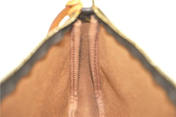 Authentic Louis Vuitton Monogram Pochette Accessoires Pouch M51980 LV J0204