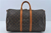 Authentic Louis Vuitton Monogram Keepall 45 Boston Bag M41428 LV J0206