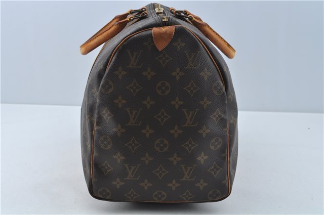 Authentic Louis Vuitton Monogram Keepall 45 Boston Bag M41428 LV J0206