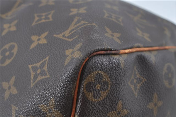 Authentic Louis Vuitton Monogram Keepall 45 Boston Bag M41428 LV J0206