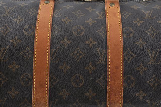 Authentic Louis Vuitton Monogram Keepall 45 Boston Bag M41428 LV J0206