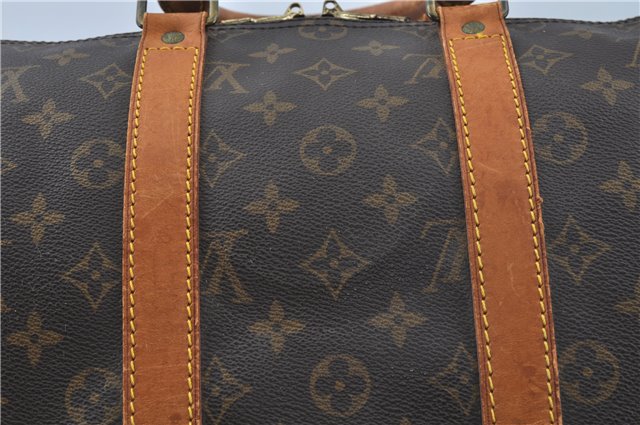 Authentic Louis Vuitton Monogram Keepall 45 Boston Bag M41428 LV J0206