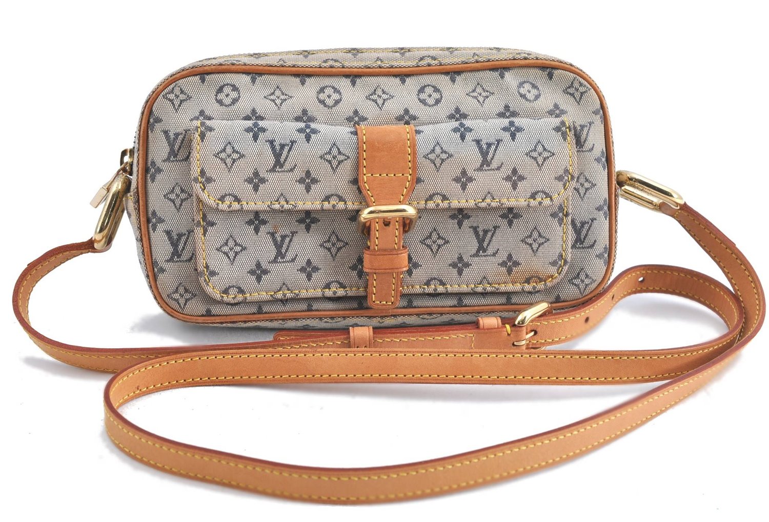 Auth Louis Vuitton Monogram Mini Juliet MM Shoulder Cross Bag M92004 LV J0210