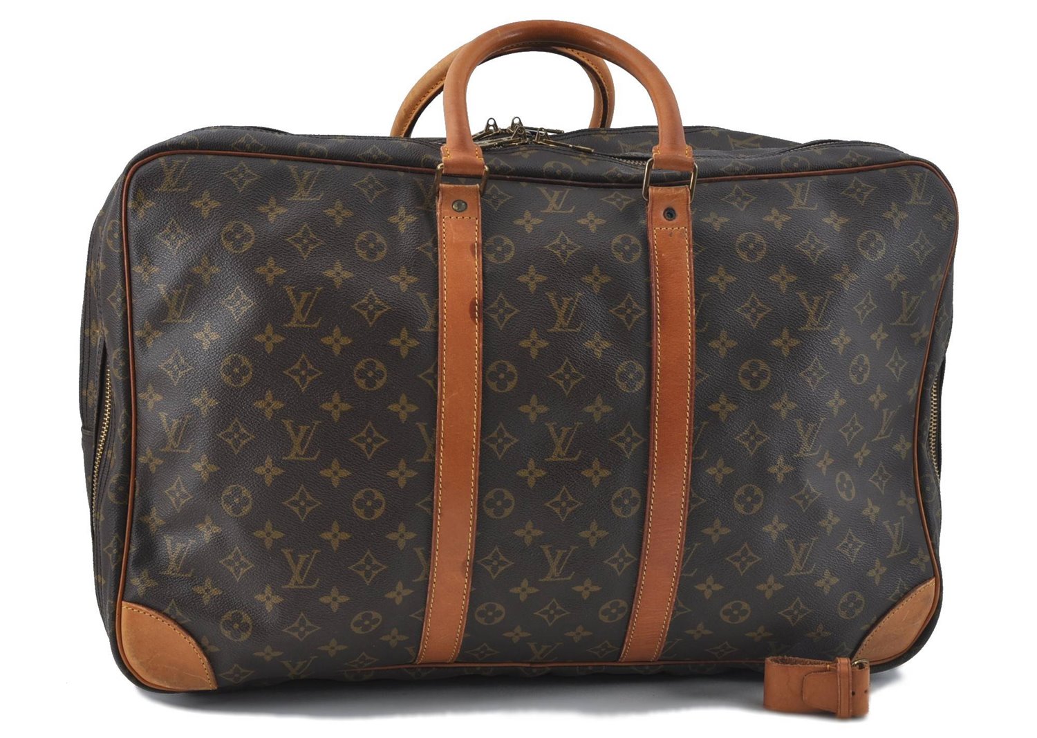 Authentic Louis Vuitton Monogram Sirius 50 Travel Hand Bag M41406 LV J0212