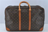Authentic Louis Vuitton Monogram Sirius 50 Travel Hand Bag M41406 LV J0212