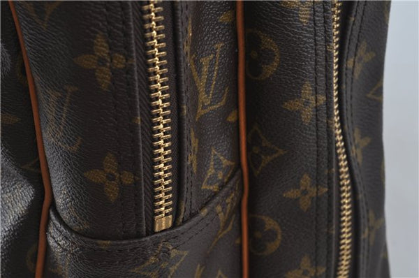 Authentic Louis Vuitton Monogram Sirius 50 Travel Hand Bag M41406 LV J0212