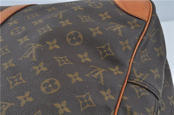 Authentic Louis Vuitton Monogram Sirius 50 Travel Hand Bag M41406 LV J0212