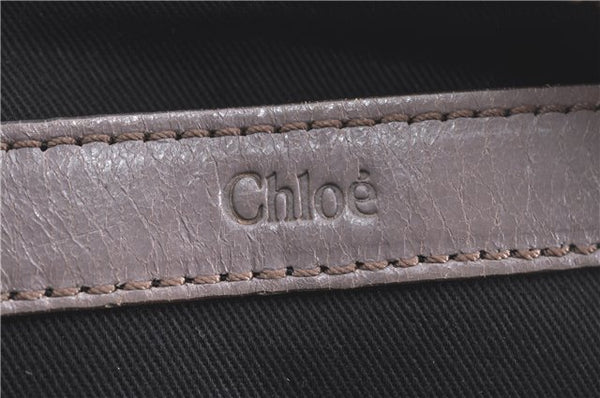 Authentic Chloe Ethel 2Way Shoulder Cross Body Hand Bag Leather Light Pink J0223