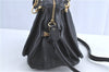 Authentic Chloe Paraty 2Way Shoulder Cross Body Hand Bag Leather Black J0225
