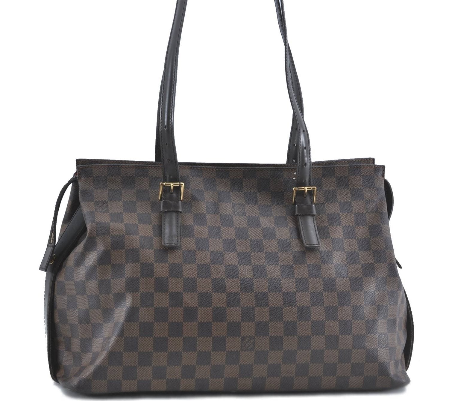 Authentic Louis Vuitton Damier Chelsea Shoulder Tote Bag N51119 LV J0226