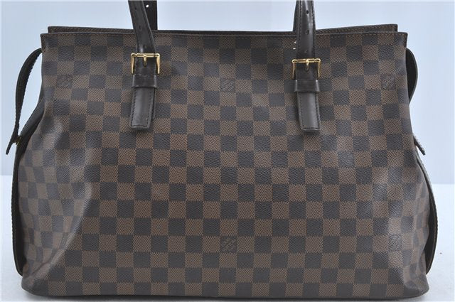 Authentic Louis Vuitton Damier Chelsea Shoulder Tote Bag N51119 LV J0226