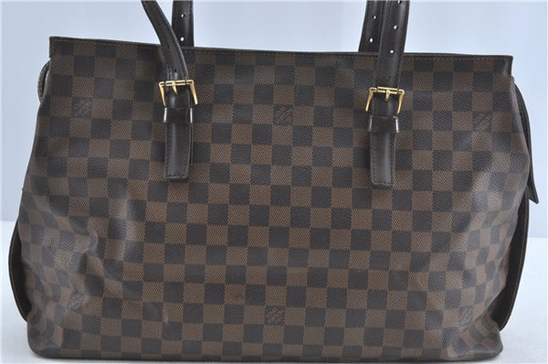 Authentic Louis Vuitton Damier Chelsea Shoulder Tote Bag N51119 LV J0226