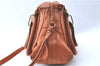 Authentic Chloe Paraty 2Way Shoulder Cross Hand Bag Purse Leather Brown J0228