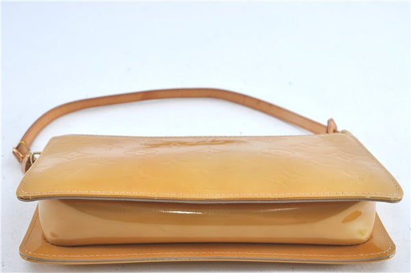 Authentic Louis Vuitton Vernis Lexington Hand Bag Pouch Yellow M91010 LV J0232